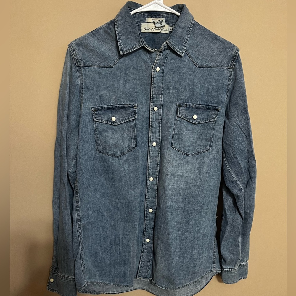 Medium wash Denim shirt